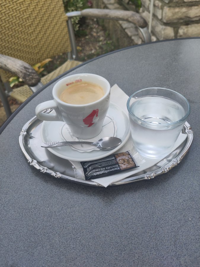 Verlängerter koffeinfrei bei Kaffeemühle