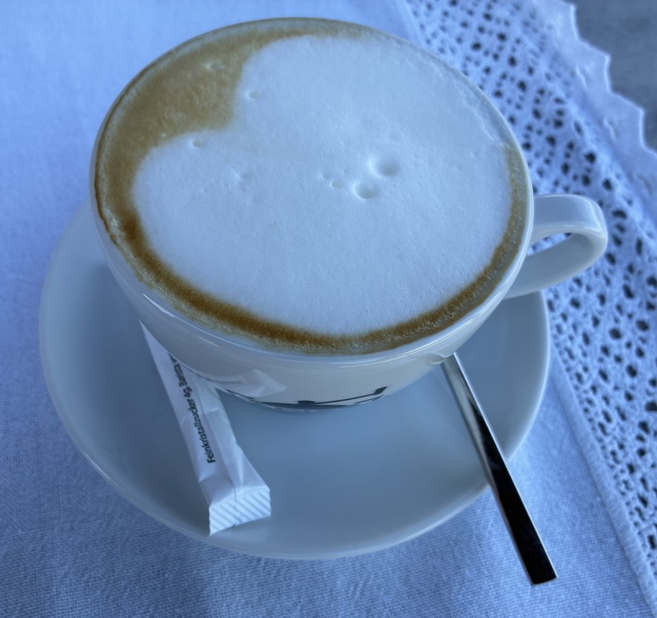 Cappuccino bei Die Flößerei in Rossatz