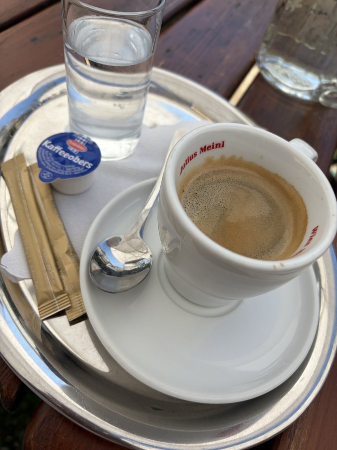 Espresso bei Gasthaus Exenschläger